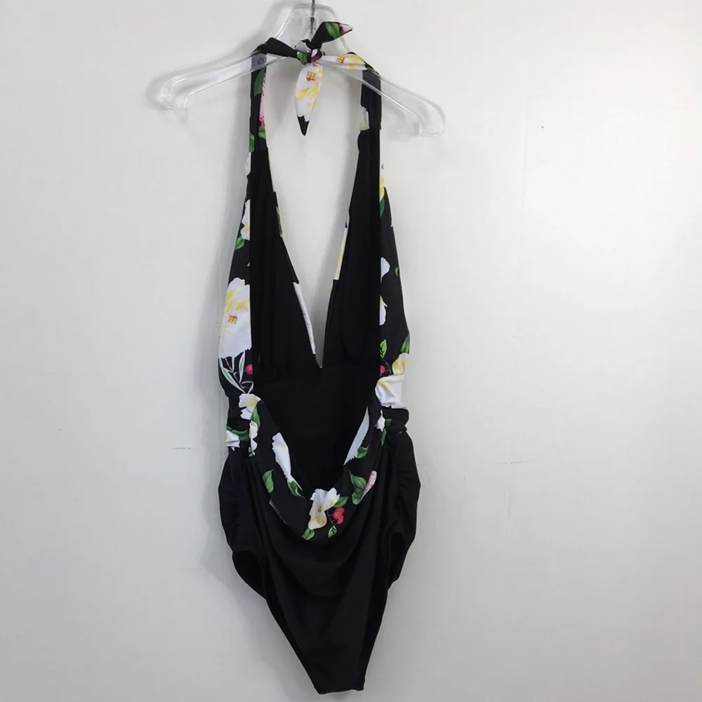 Summer Mae Maternity One Piece Swim Suit Size M GREAT Condition